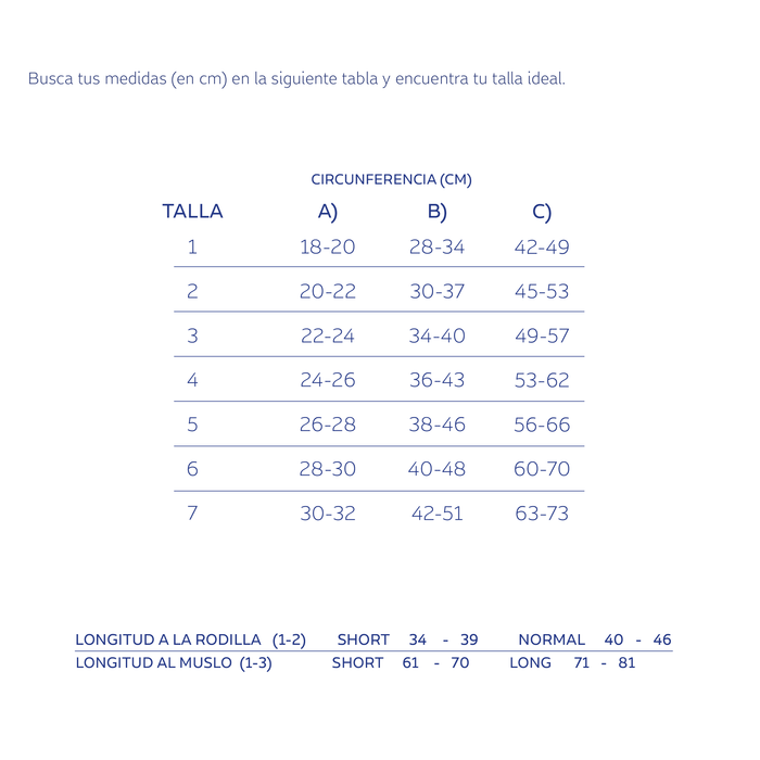 Medias de Compresión AktiVen Vital  al muslo con punta abierta