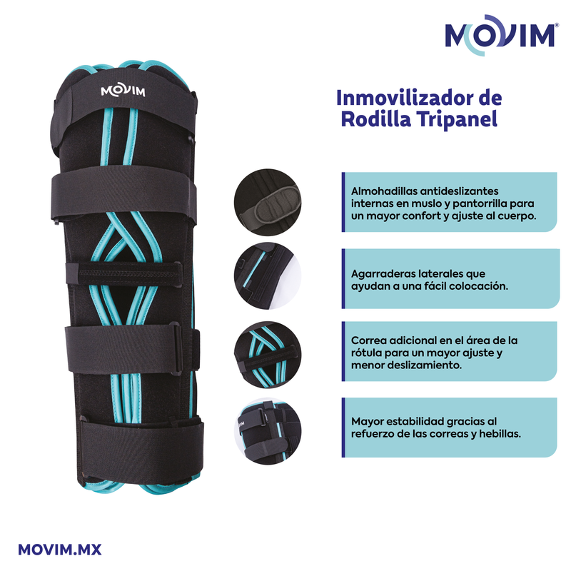 Inmovilizador de Rodilla Tripanel