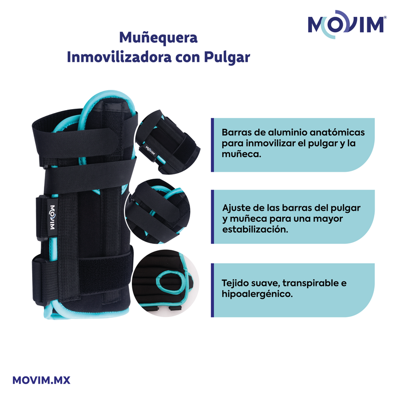 Muñequera Inmovilizadora con pulgar