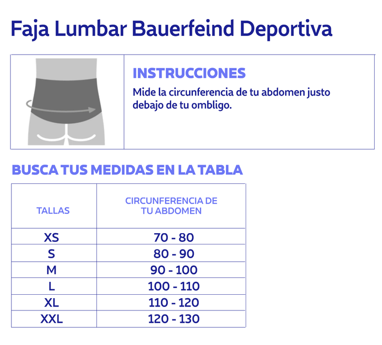 Faja Lumbar Deportiva